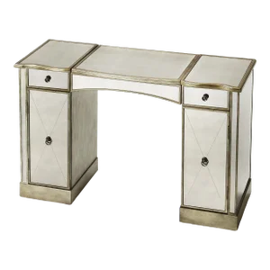 Celeste Mirrored Vanity, Silver