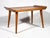 1950s 1950s Vintage Original Mid-Century Modern Maple Wood Tapered Leg Coffee Table For Sale - Image 5 of 11