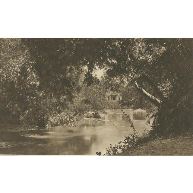G.R. Kleingrothe, Chinese River Temple, 1910s, Photogravure on Paper For Sale - Image 4 of 10