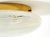 Swirl Flush Mount in Glass and Brass Base, 1980s For Sale - Image 10 of 18