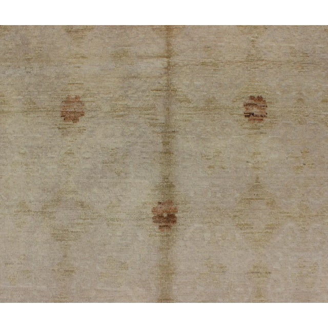 Islamic Vintage Afghan Khotan Rug With All-Over Geometric-Floral Pattern For Sale - Image 3 of 9