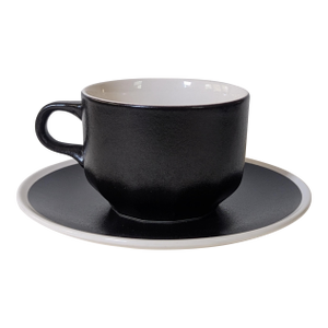 1960s Vera for Mikasa Black Pepper Cup & Saucer