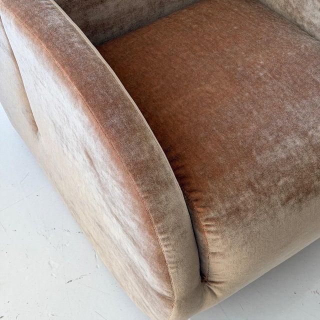 1990s 1990s Rockstar Chair Attributed to Vladimir Kagan for American Leather For Sale - Image 5 of 10