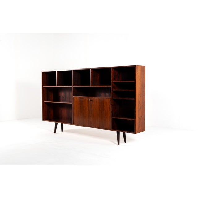 1960s Mid-Century Danish Rosewood Bookcase from Farsø Møbelfabrik, 1960s For Sale - Image 5 of 12