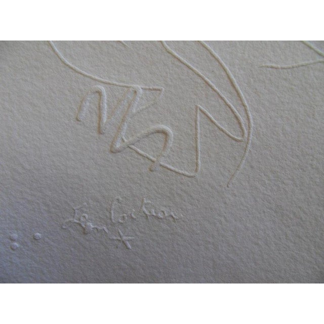 Modern Jean Cocteau, Couple amoureux, Etching For Sale - Image 3 of 4