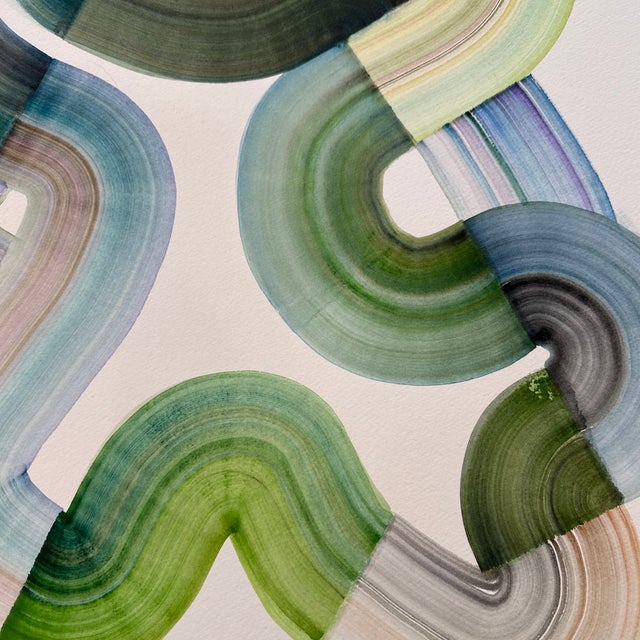 Abstract "Big Sur" by Chris Artabasy For Sale - Image 3 of 6