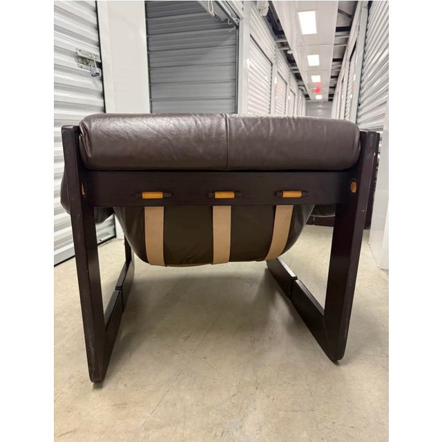 Percival Lafer 1960s Percival Lafer Leather Mp-091 Lounge Chairs For Sale - Image 4 of 6