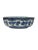Asian Vintage Oriental Imari Blue Red White Octagonal Porcelain Bowl Art For Sale - Image 3 of 12