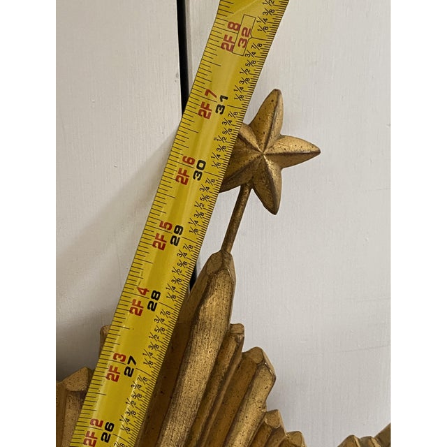 Carver's Gild Starburst Wall Mirror For Sale In New York - Image 6 of 6