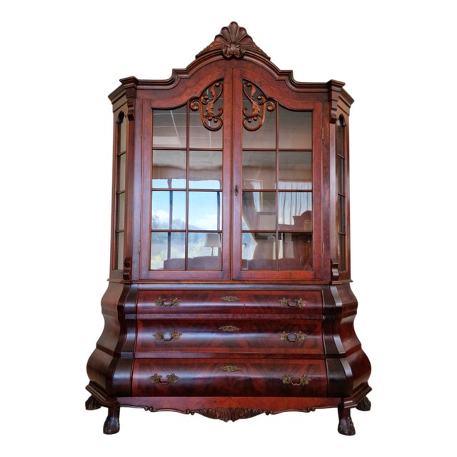 French Chippendale Display Case For Sale