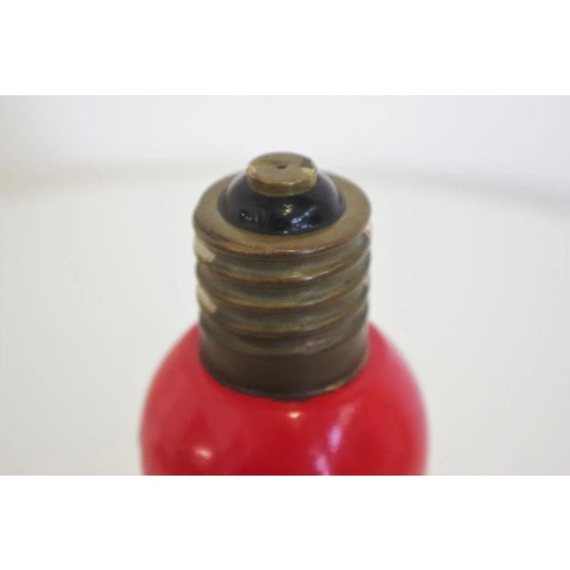 Metal Light Bulb-Shaped Bottle from Due Moretti Cremacaffè, 1970s For Sale - Image 7 of 12