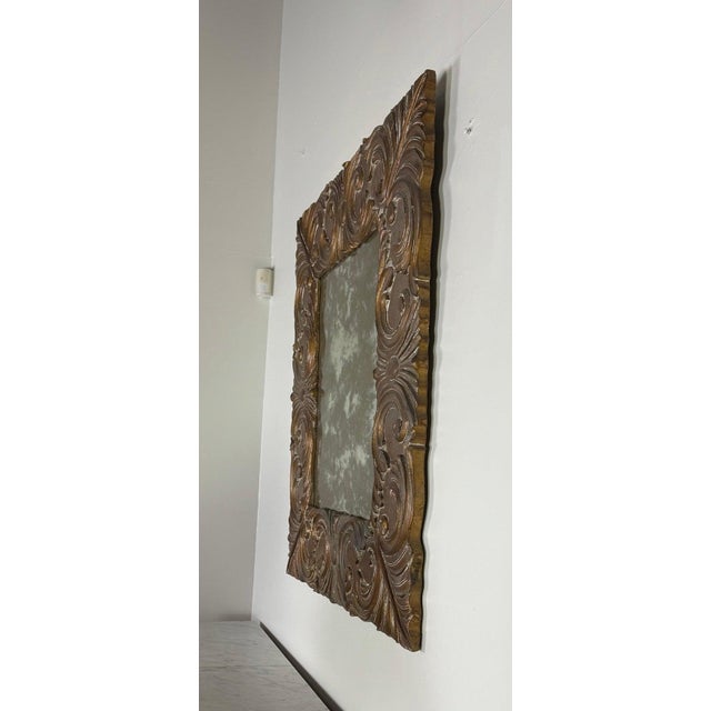 Baroque 19th Century Italian Baroque Mirror For Sale - Image 3 of 9