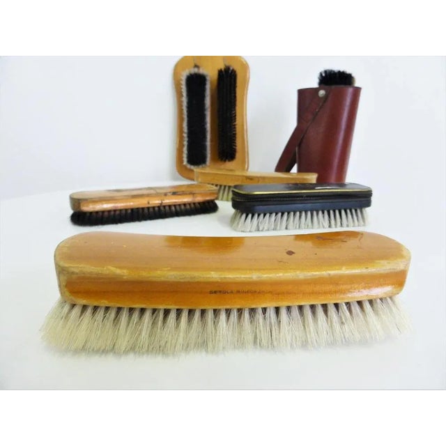 Vintage Shoe Brushes, 1960s, Set of 9 For Sale - Image 10 of 13