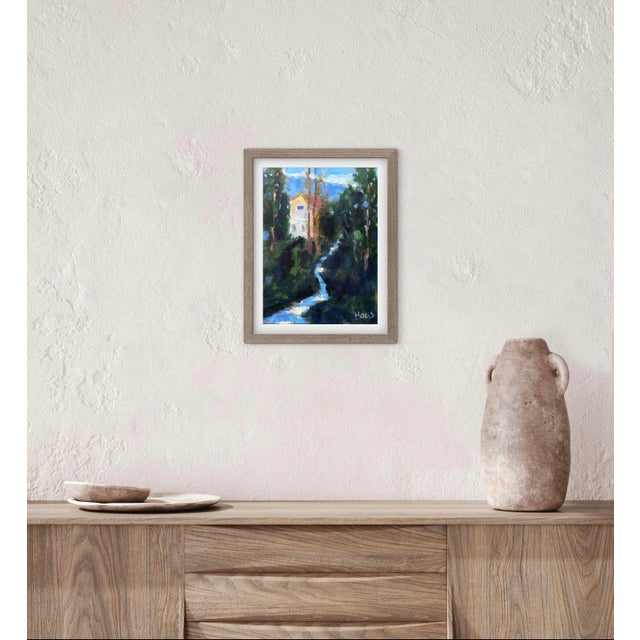 Sutter Creek Sun-Dappled - Modern Impressionist Oil Painting For Sale - Image 11 of 12