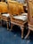 Wood Set of Six French Empire Carved and Bleached Mahogany Dining Chairs For Sale - Image 7 of 8