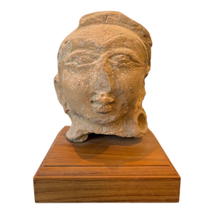 Indian Terracotta Sculpted Head Gupta Period