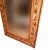 This exceptional mid-century era Italian rectangular wall mirror features the style popular in the Italian Riviera in the...