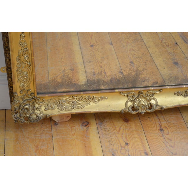 Full Length Floor-Standing Pier Chateau Mirror, 1850 For Sale - Image 14 of 15