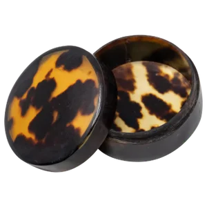 Vintage Leopard Print Pill Box