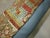 Early 20th Century Light Blue Rust Color Antique Persian Lumbar Size Rug Pillow For Sale - Image 5 of 5