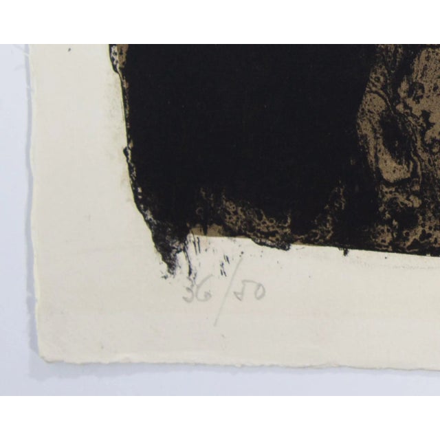 1958 “Roi a La Pipe” Abstract Lithograph Antoni Clavé For Sale - Image 4 of 8