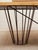 Mid 20th Century Mid 20th Century Oak Dining Table With Sculptural Iron Base For Sale - Image 5 of 12