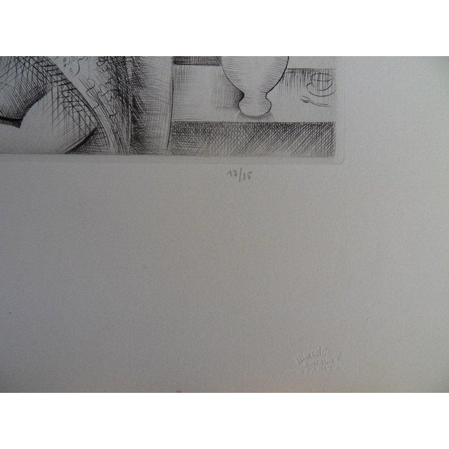 Mily Possoz, L'Eglise de Fontenay, Etching For Sale - Image 6 of 7