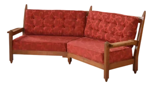 Sofa by Guillerme and Chambron for Votre Maison, 1950s