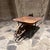 Old Vintage Metal Wheelbarrow Rustic Garden Cart For Sale - Image 10 of 11