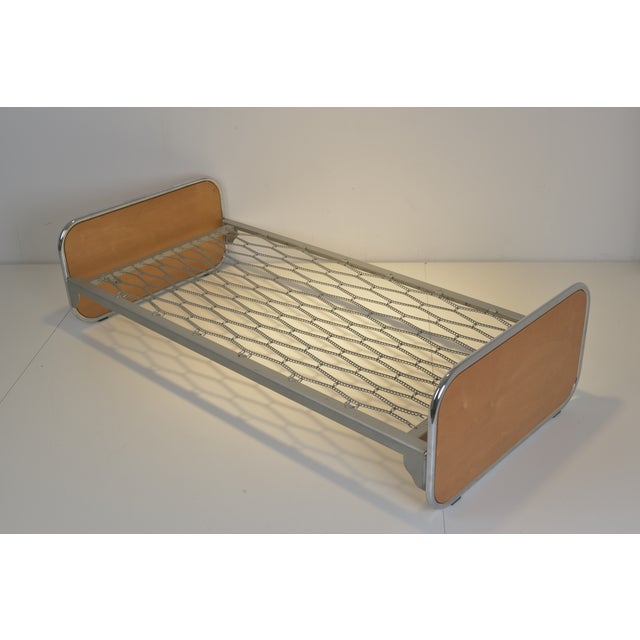 Steel Tube Bed by Alfred Roth for Embru, Switzerland, 1927 For Sale - Image 4 of 17