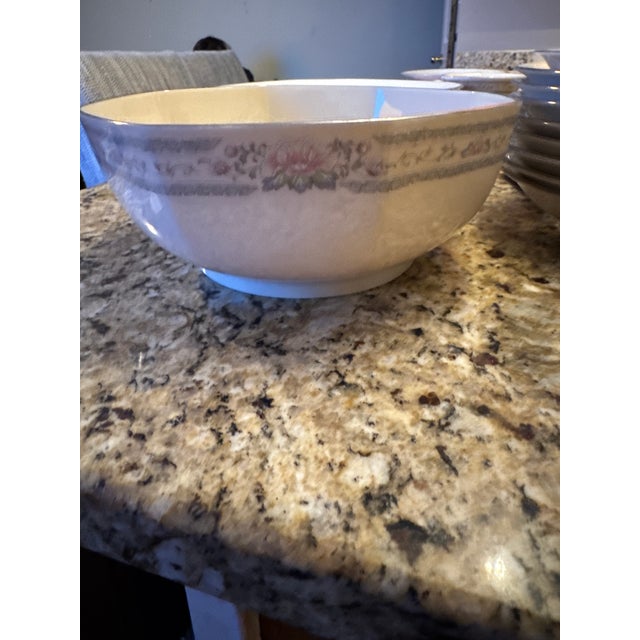 Ceramic Lenox "Charleston" Fine Bone China Dinnerware Service for 8 - 52 Pieces For Sale - Image 7 of 8