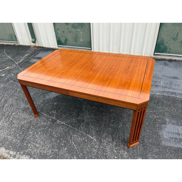 Stickley 21st Century Collection Cherry Extension Dining Table For Sale - Image 10 of 12
