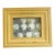 Abstract Study in Distressed Butter Yellow Frame by Nancy Smith For Sale