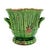 Ceramic Vintage Vietri Italian Verde Glazed Terracotta Planter With Handles – Mediterranean / Tuscan For Sale - Image 7 of 11