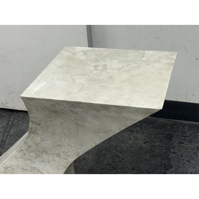 Design Plus Gallery presents a Sculptural Cantilevered Base for a Console Table by Environment Furniture. In the manner of...