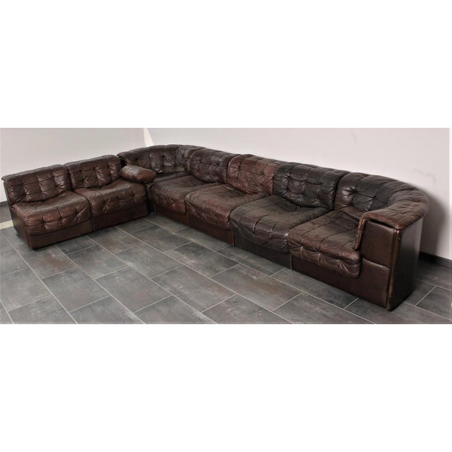 Ds11 Corner Sofa Elements from de Sede, Set of 7 For Sale - Image 5 of 11