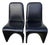Vintage Mid Century Faux Snakeskin Cantilever S Side Chairs Panton 1-2-3 Style For Sale