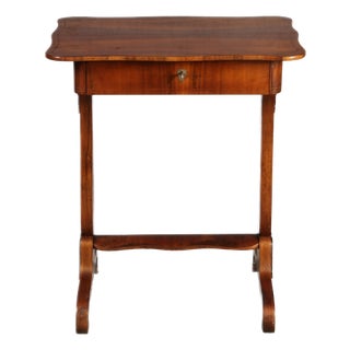 Antique 19th Century Sewing Table Walnut, 1840 For Sale