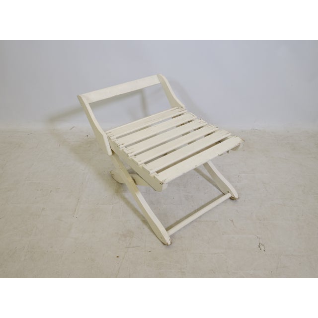 Mid-Century Wooden Riviera Deck Chair from Triconfort, 1970s For Sale - Image 12 of 16