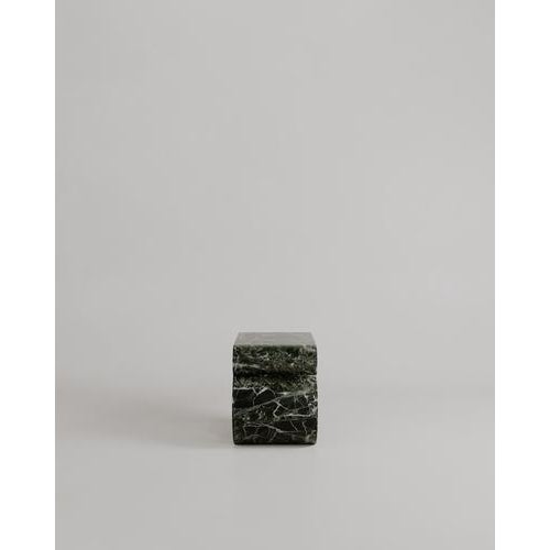 Green Rosso Lepanto Marble and Stone Prae Stool by Esther Knopfler For Sale - Image 8 of 18
