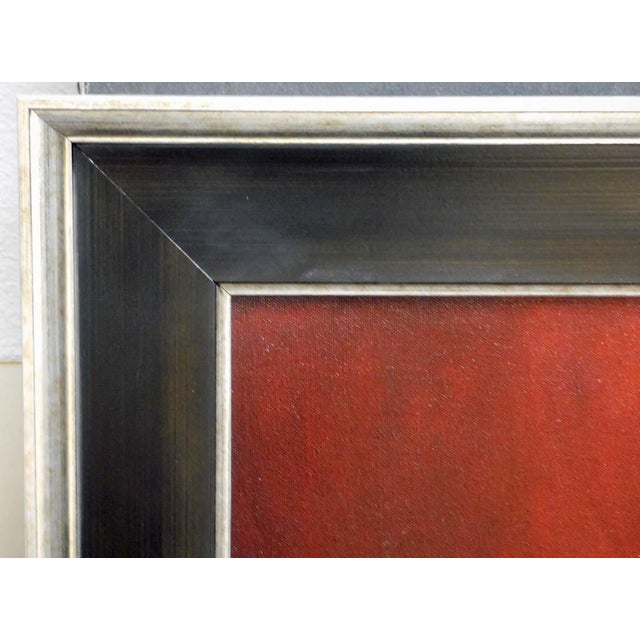 2010s Thomas Stiltz "Without a Car"e Original Art Painting on Canvas Custom New Framed For Sale - Image 5 of 7
