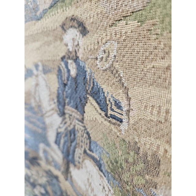 Tapestry with Hunting Motif in the style of Aubusson from JP Paris, 1970s For Sale - Image 6 of 18