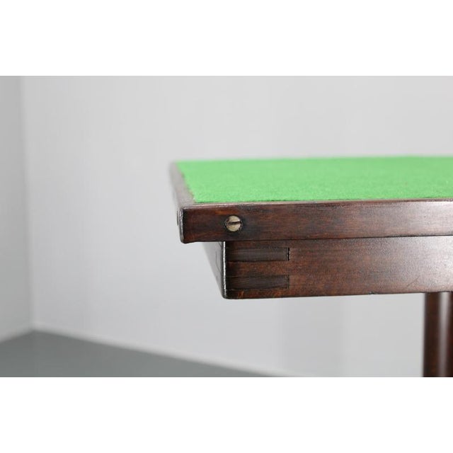 Black Art Deco Side Table, Former Czechoslovakia, 1940s For Sale - Image 8 of 12