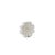 2020s White Washed Stone Flower Decor (Set of 3) For Sale - Image 5 of 6