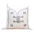 Charcoal Bowtie Cactus Silk Moroccan Pillow For Sale