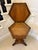 Early 19th Century Antique Regency Pollard Oak Lamp Table with Lift Top and Carved Base, 1830s For Sale - Image 5 of 15