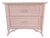 Late 20th Century Stanley Furniture Pink Faux Bamboo Style Nightstand For Sale
