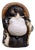 Japanese Shōwa Shigaraki Ware Tanuki Statue, 1960s For Sale
