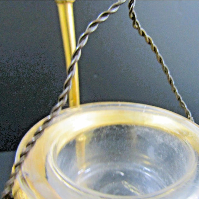 1870s French Empire Gilded Bronze Stylized Swan Night Light Tallow Lamp For Sale - Image 15 of 17