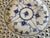 Royal Copenhagan 1970s Royal Copenhagen Blue Fluted Full Lace Plate 1098 For Sale - Image 4 of 8